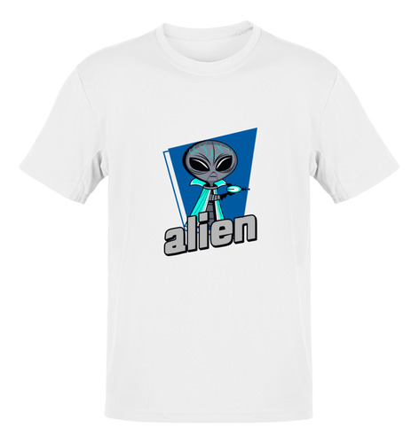 Camiseta Greys Alien Desenho Extra-terrestre 3d Masculina